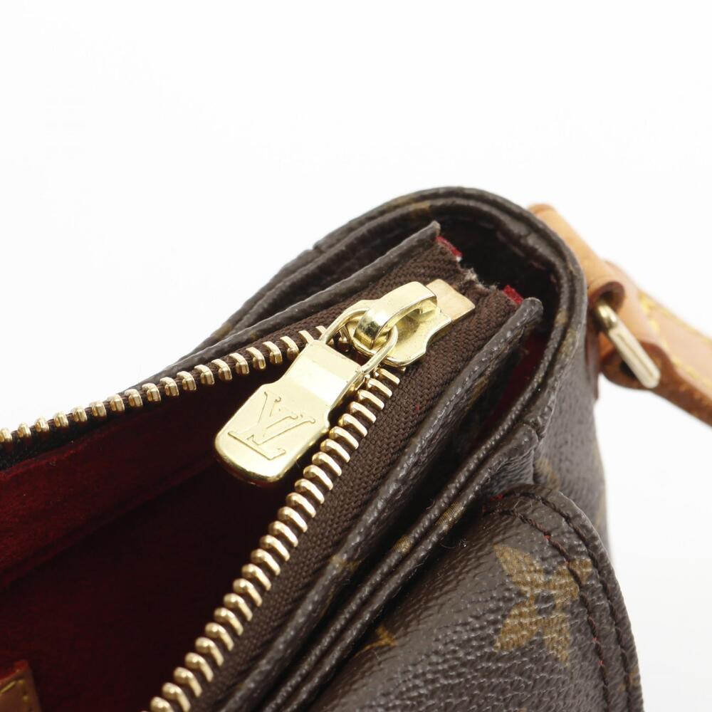 Louis Vuitton Vivacite Shoulder Bag Canvas Leather Monogram Brown - Picture 7 of 10